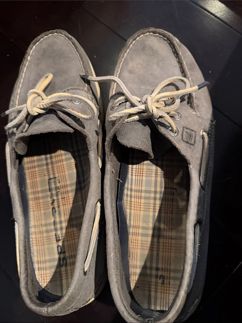 Gray Suede Men’s Sperry Boat Shoes